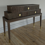 Премиальная Консоль с тремя ящиками Elsa Dreams Walnut варинант исполнения - 1 | Loft Concept в Краснодаре