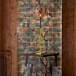 Обои ручная роспись Braganza Standard colourway on dyed paper варинант исполнения - 3 | Loft Concept в Краснодаре