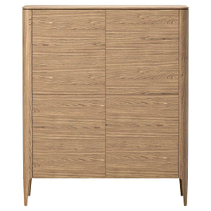 Шкаф низкий с 4-мя дверцами из массива дуба Type oak