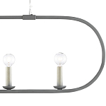 Люстра линейная в овальной раме Traditional Clean Lines варинант исполнения - 1 | Loft Concept в Краснодаре