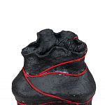 Ваза с красным кожаным жгутом "Красной нитью" варинант исполнения - 2 | Loft Concept в Краснодаре