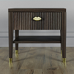 Прикроватная тумбочка с ящиком Elsa Dreams Walnut варинант исполнения - 5 | Loft Concept в Краснодаре