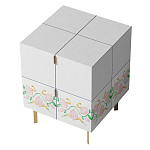 Тумба  Short Lemon Power White варинант исполнения - 2 | Loft Concept в Краснодаре