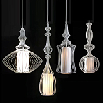 Подвесной светильник Wire Dream Pendant 4 Белый варинант исполнения - 1 | Loft Concept в Краснодаре