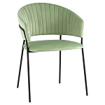 Стул в велюре фисташкового цвета Horizon варинант исполнения - 1 | Loft Concept в Краснодаре