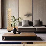 Торшер из натурального камня Stone Constructor варинант исполнения - 8 | Loft Concept в Краснодаре