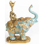 Фарфоровый подсвечник Слон с эмоцией Fluens варинант исполнения - 2 | Loft Concept в Краснодаре