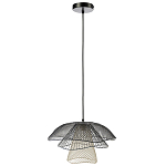 Подвесной светильник Black Grey Mesh Lampshade Hanging Lamp варинант исполнения - 2 | Loft Concept в Краснодаре