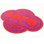 Дизайнерский ковер розовый Poltronova Sofo Rosancio Rug варинант исполнения - 2 | Loft Concept в Краснодаре