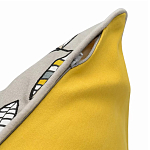 Чехол на подушку с рисунком и вышивкой Aurora Allure Sprout варинант исполнения - 4 | Loft Concept в Краснодаре