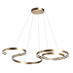 Люстра подвесная светодиодная в виде волнообразной ленты Ribbon Vortex варинант исполнения - 15 | Loft Concept в Краснодаре