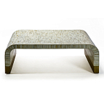 Стол журнальный Белый  BONE INLAY SIDE TABLE-Cream варинант исполнения - 2 | Loft Concept в Краснодаре