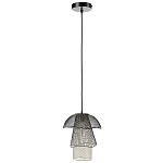 Подвесной светильник Black Grey Mesh Tube Lampshade Hanging Lamp варинант исполнения - 2 | Loft Concept в Краснодаре