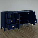 Большой Комод-буфет Elsa Dreams Blue с ящиками варинант исполнения - 6 | Loft Concept в Краснодаре