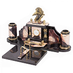 Настольный письменный набор из яшмы с декором в виде орла Manager Organizer варинант исполнения - 2 | Loft Concept в Краснодаре