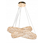 Люстра на 2 кольца с текстурной огранкой Reflection of Reality варинант исполнения - 3 | Loft Concept в Краснодаре