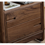 Вешалка деревянная с 2- мя ящиками Moon Walnut Furniture варинант исполнения - 8 | Loft Concept в Краснодаре