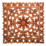 Панно из дерева квадратное Panel With Trees варинант исполнения - 1 | Loft Concept в Краснодаре