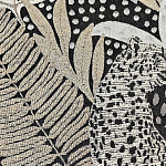 Мебельная ткань Шенилл коричневый принт 280 см T2-146 варинант исполнения - 2 | Loft Concept в Краснодаре