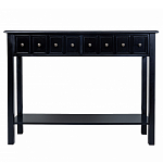 Черная консоль с выдвижными ящиками Monica варинант исполнения - 1 | Loft Concept в Краснодаре