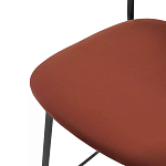 Стул барный с широкой полукруглой спинкой Chair Smooth Shapes варинант исполнения - 5 | Loft Concept в Краснодаре