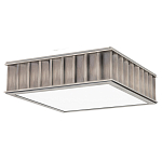 Потолочный светильник квадратный с гофрированным абажуром цвета графит Millennium варинант исполнения - 2 | Loft Concept в Краснодаре