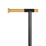 Держатель для туалетной бумаги с подвесным ершиком Black Bathroom Accessory варинант исполнения - 3 | Loft Concept в Краснодаре