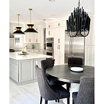 Люстра черная с несколькими ярусами деревянных палочек Bright Wooden Chandelier варинант исполнения - 4 | Loft Concept в Краснодаре