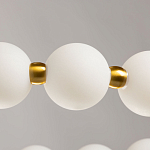 Люстра круглая с матовыми белыми шарами PEARLS Suspension варинант исполнения - 8 | Loft Concept в Краснодаре