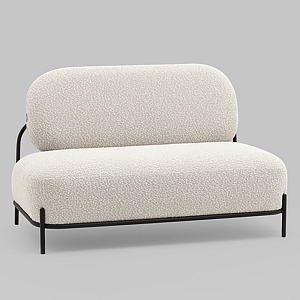 Диван Стоун ткань букле белый