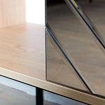 Шкаф-буфет с зеркальным декором Serena Cupboard варинант исполнения - 3 | Loft Concept в Краснодаре