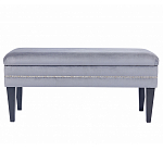 Мягкая банкетка с зоной для хранения Casket Grey варинант исполнения - 1 | Loft Concept в Краснодаре