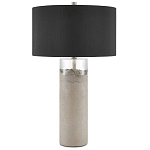 Настольная лампа на сером бетонном основании Delicate Brutality варинант исполнения - 2 | Loft Concept в Краснодаре