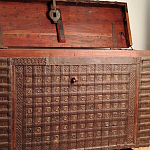 Большой Этнический сундук с металлическим декором  варинант исполнения - 1 | Loft Concept в Краснодаре