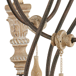 Люстра с состаренными резными элементами Big Graceful Profile варинант исполнения - 2 | Loft Concept в Краснодаре