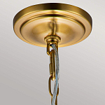 Подвесной светильник латунного цвета с прозрачным стеклянным плафоном Feiss варинант исполнения - 3 | Loft Concept в Краснодаре