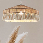 Люстра круглая плетеная с кисточками Dome Sun Glow варинант исполнения - 2 | Loft Concept в Краснодаре