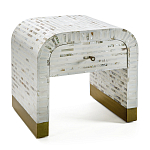 Тумбочка прикроватная Amo Bone Inlay Bedside Almond варинант исполнения - 4 | Loft Concept в Краснодаре