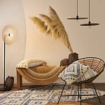 Чехол на подушку с узором в этно-стиле Blue Ikat варинант исполнения - 7 | Loft Concept в Краснодаре