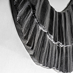 Зеркало в фактурной черной раме в современном стиле Black Maelstrom варинант исполнения - 2 | Loft Concept в Краснодаре