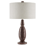 Настольная лампа из мрамора с тканевым абажуром Seductress варинант исполнения - 3 | Loft Concept в Краснодаре