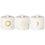 Чайный сервиз из фарфора с рисунком звезд и созвездий на 6 персон 14 предметов Porcelain Astronomy Collection варинант исполнения - 2 | Loft Concept в Краснодаре