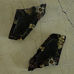 Подставка под благовония из эпоксидной смолы с цветами черная Epoxy Resin Flowers Incense Stand Black варинант исполнения - 2 | Loft Concept в Краснодаре