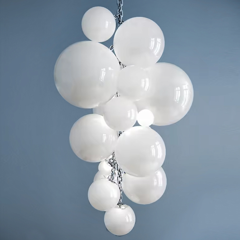 Люстра Grape Balls Белое стекло Белый Люстра Grape Balls Белое стекло Белый в Краснодаре | Loft Concept