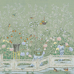 Обои ручная роспись Temple Newsam Mercury Grey варинант исполнения - 2 | Loft Concept в Краснодаре