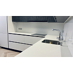 Угловой кухонный гарнитур Жемчужный белый Серый Clarke Kitchen Set White Grey варинант исполнения - 8 | Loft Concept в Краснодаре