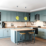 Подвесной светильник со стеклянном плафоном в форме бокала Kaleido варинант исполнения - 33 | Loft Concept в Краснодаре