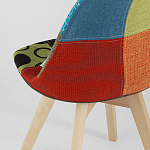 Стул с обивкой в стиле пэчворк Arvika варинант исполнения - 6 | Loft Concept в Краснодаре