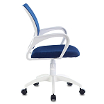 Офисное кресло с основанием из белого пластика Desk chairs Blue варинант исполнения - 3 | Loft Concept в Краснодаре