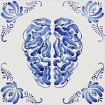 Плитка с узором Мозг варинант исполнения - 2 | Loft Concept в Краснодаре